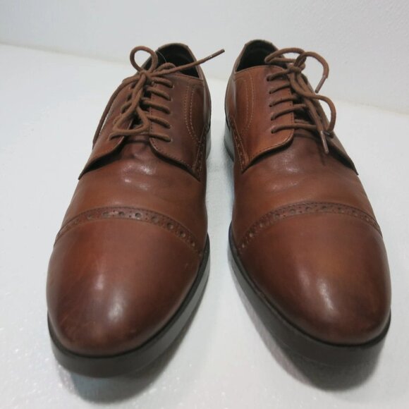 Cole Haan Oil Tanned Leather Cap Toe Dress Footwear Oxfords Men's Shoes 8.5 M - Picture 4 of 8